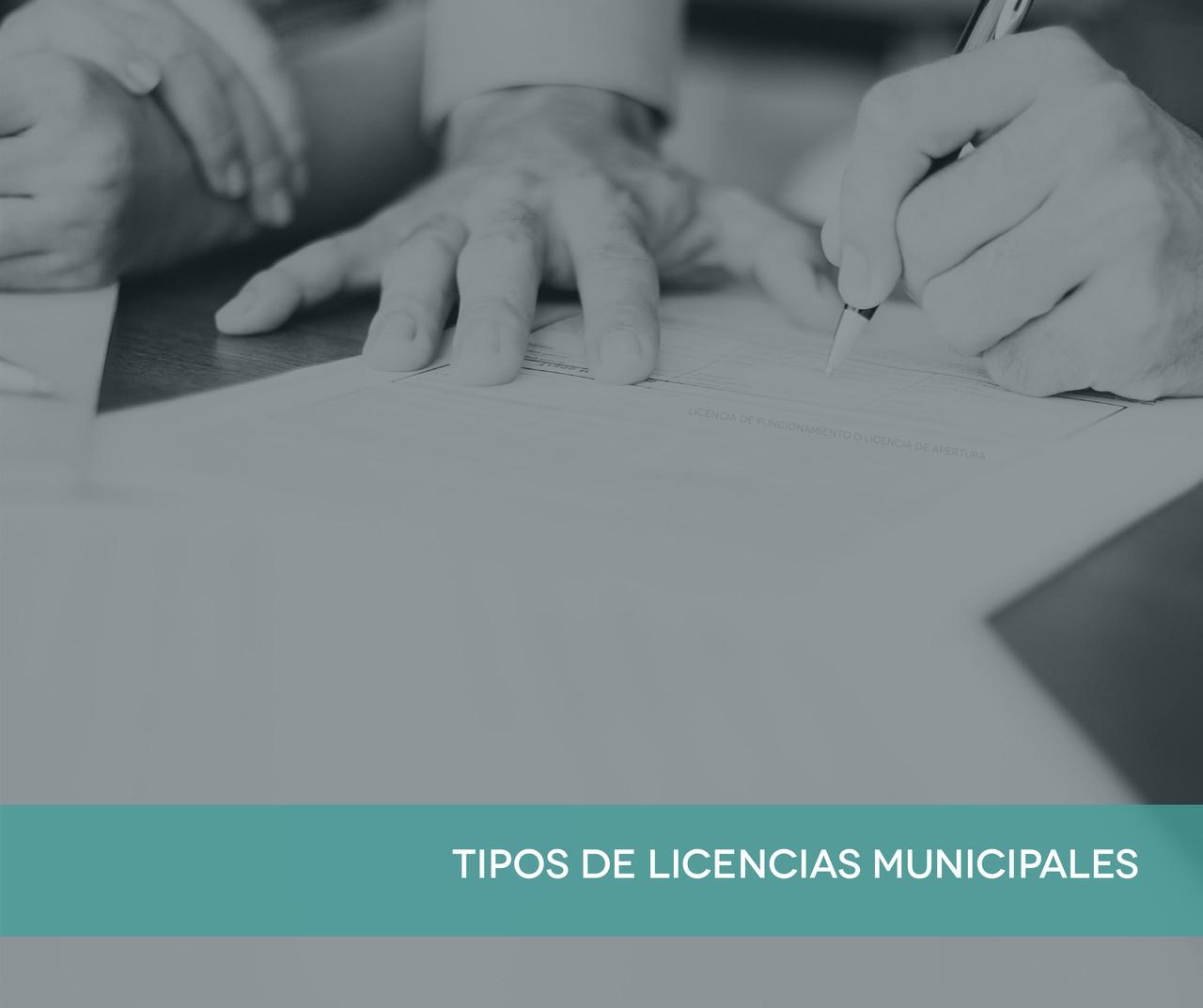 LICENCIAS MUNICIPALES