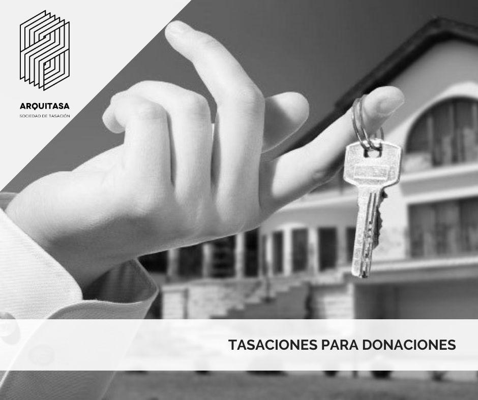 TASACIONES para DONACIONES