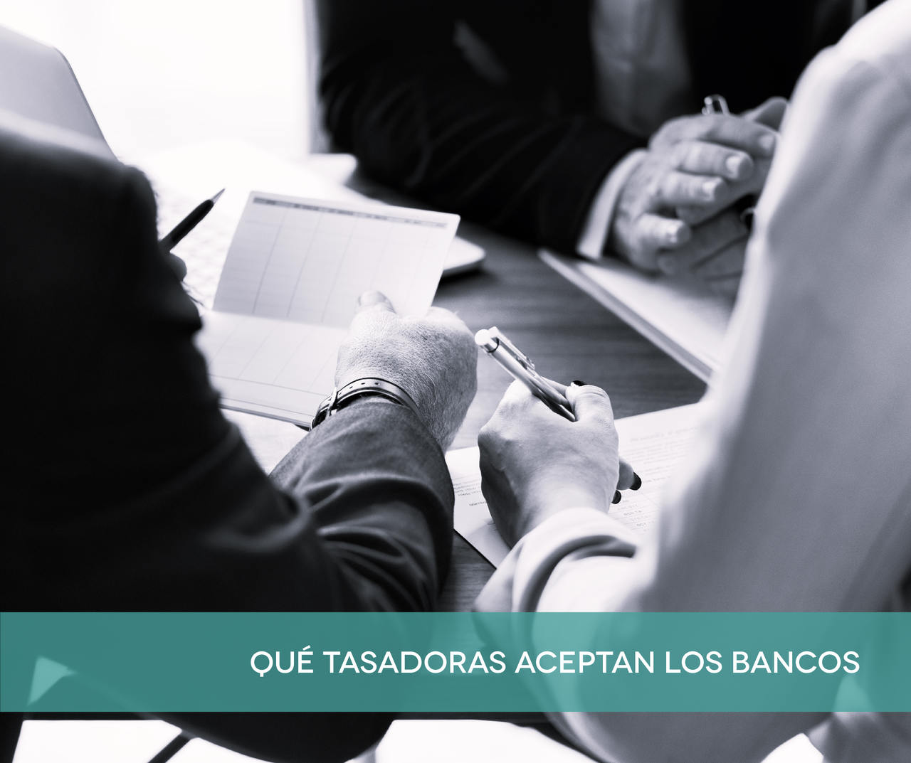 ¿Con qué tasadora trabaja cada banco?