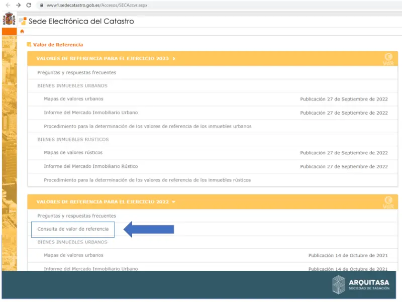 Paso 1: entrar a través de la sede electrónica de catastro: 