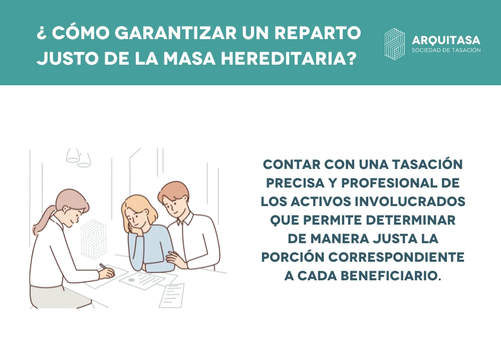 como garantizar un reparto justo de la masa hereditaria