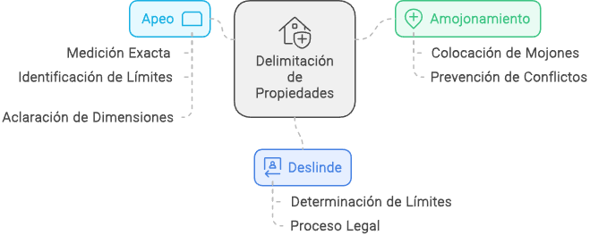 apeo, amojonamiento y deslinde
